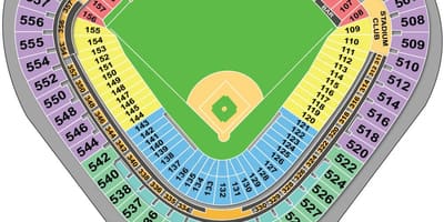 Wrigley ਸੀਟ ਨਕਸ਼ਾ